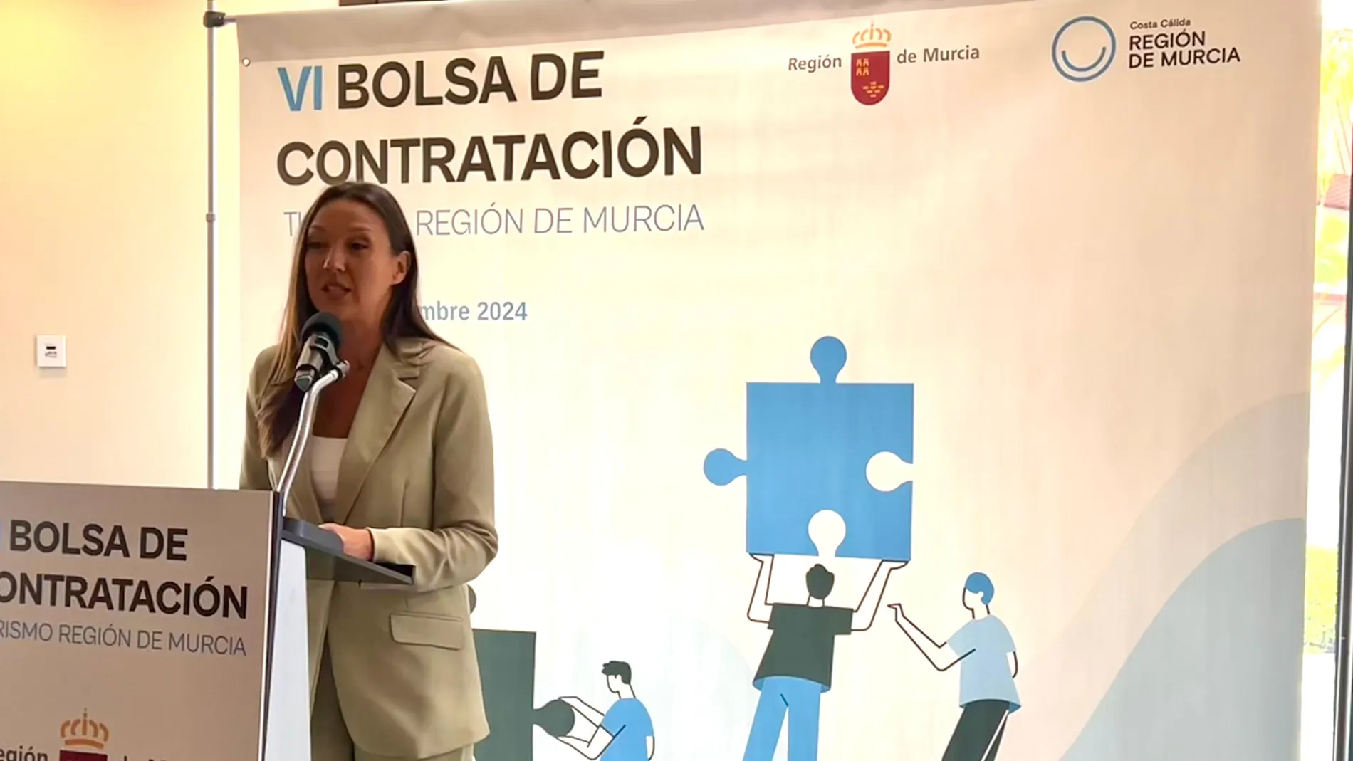 la consejera Carmen Conesa sobre la Bolsa de Contratación de Turismo