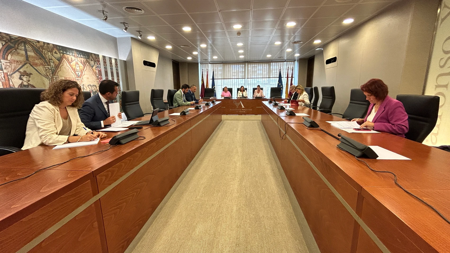 Imagen de la Junta de Portavoces REMITIDA / HANDOUT por ASAMBLEA REGIONAL Fotografía remitida a medios de comunicación exclusivamente para ilustrar la noticia a la que hace referencia la imagen, y citando la procedencia de la imagen en la firma 24/09/2024