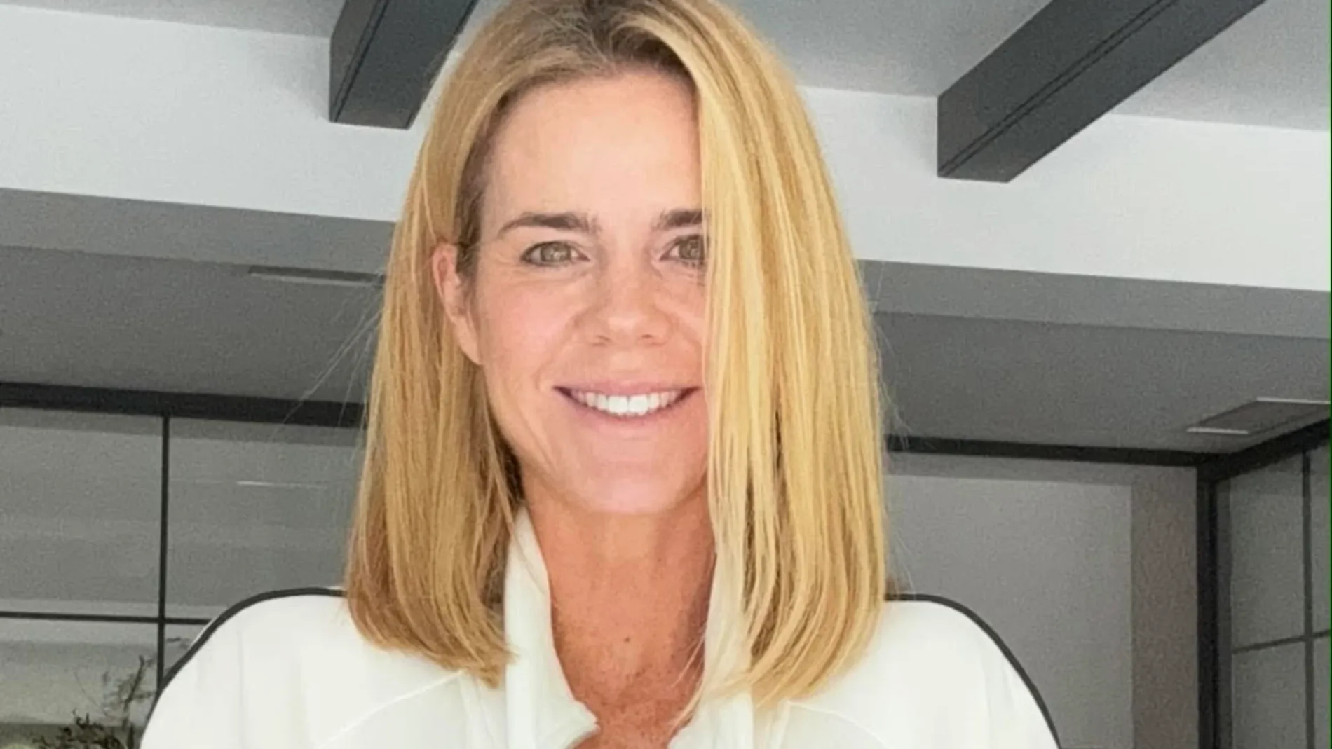 Amelia Bono con su nuevo look.
