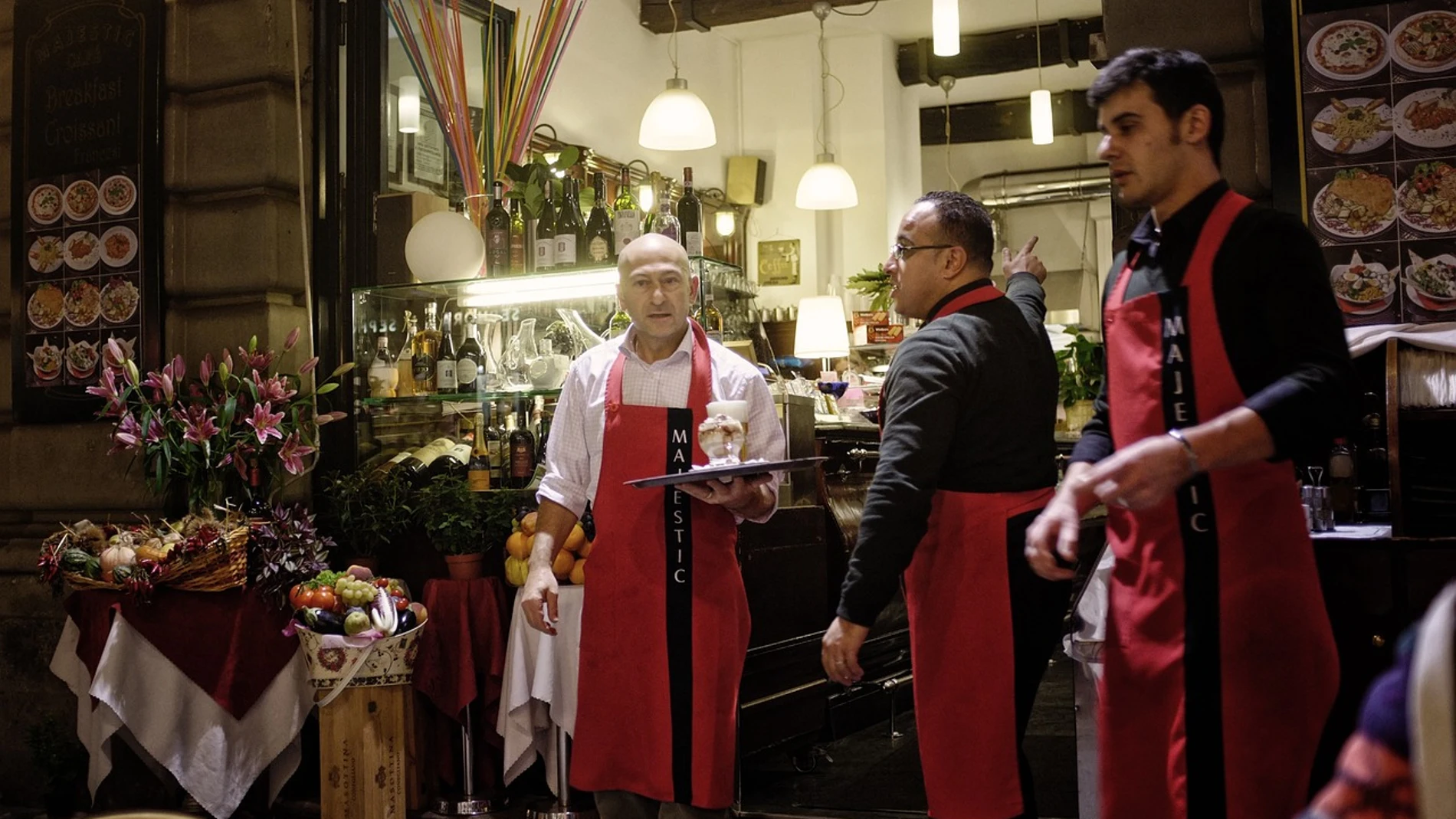 Irse sin pagar de un restaurante