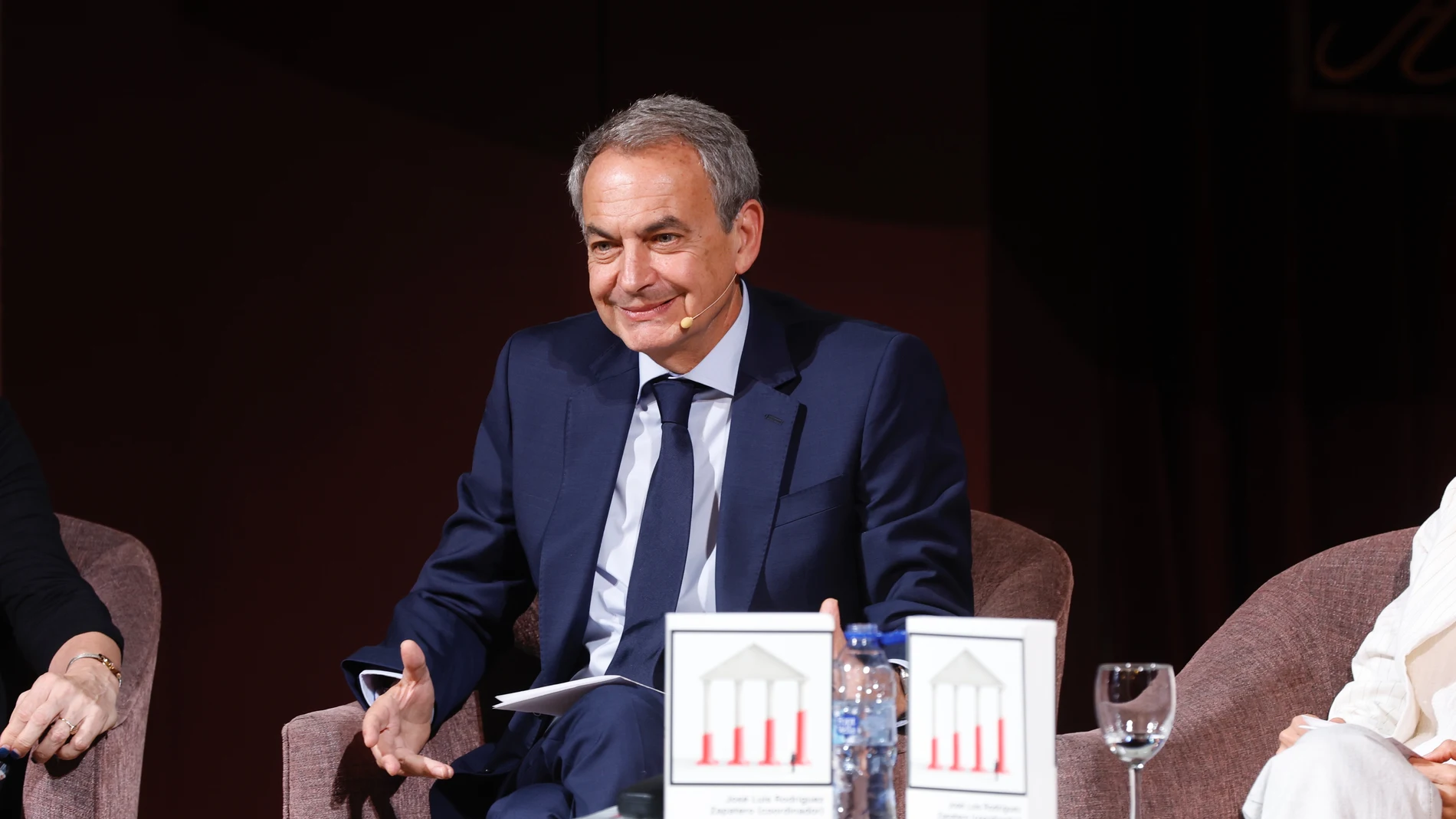 Presentacion del libro La Democracia y sus Derechos, con el expresidente José Luis Rodriguez Zapatero. © Jesús G. Feria.