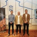 El diputado de Obras, Agricultura, Ganadería y Calidad del Agua, Fernando Esteban, y el alcalde de Traspinedo, Javier Fernández, presentan la Feria