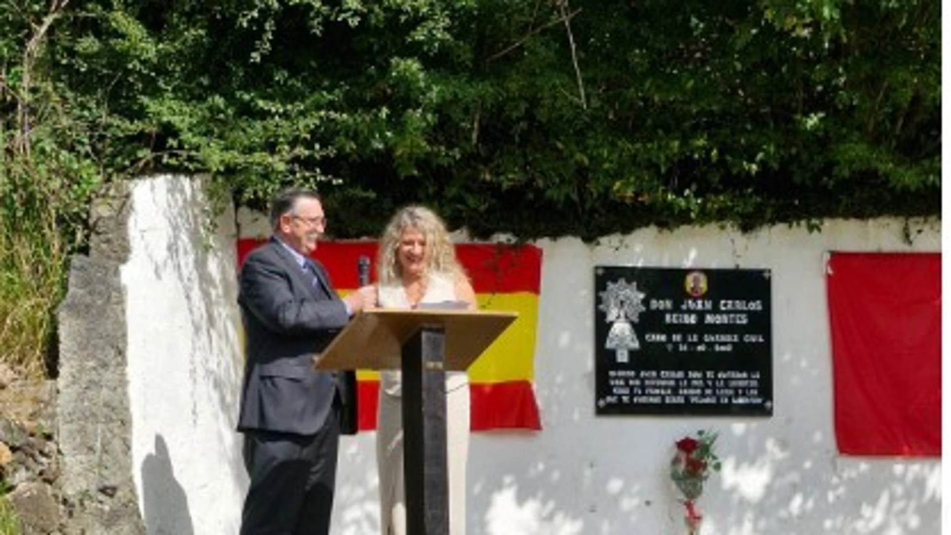 Un momento del homenaje celebrado en Leiza