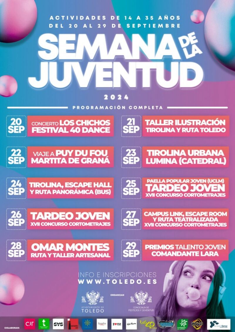 Cartel de la Semana de la Juventud de Toledo