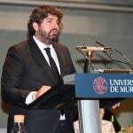 El jefe del Ejecutivo autonómico, Fernando López Miras, preside el acto académico de apertura del curso 2024-2025 de las universidades públicas de la Región de Murcia