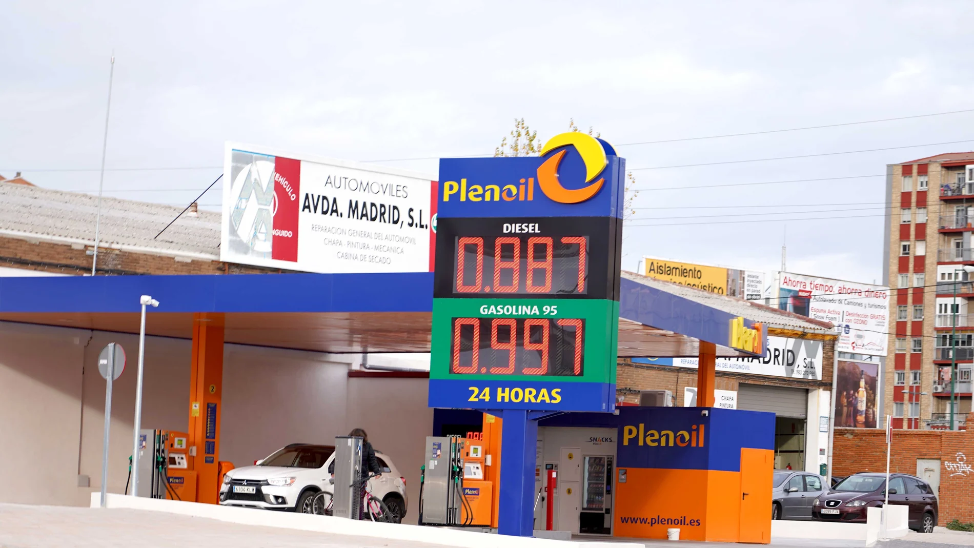 Gasolinera "low cost" en el Polígono Argales de Valladolid
