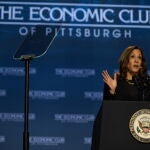 US Vice President Kamala Harris gives economic speech in Pittsburgh