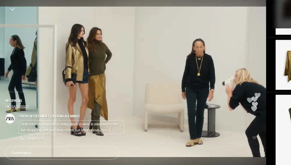 Así ha sido Zara Streaming con Cindy Crawford y Kaia Gerber
