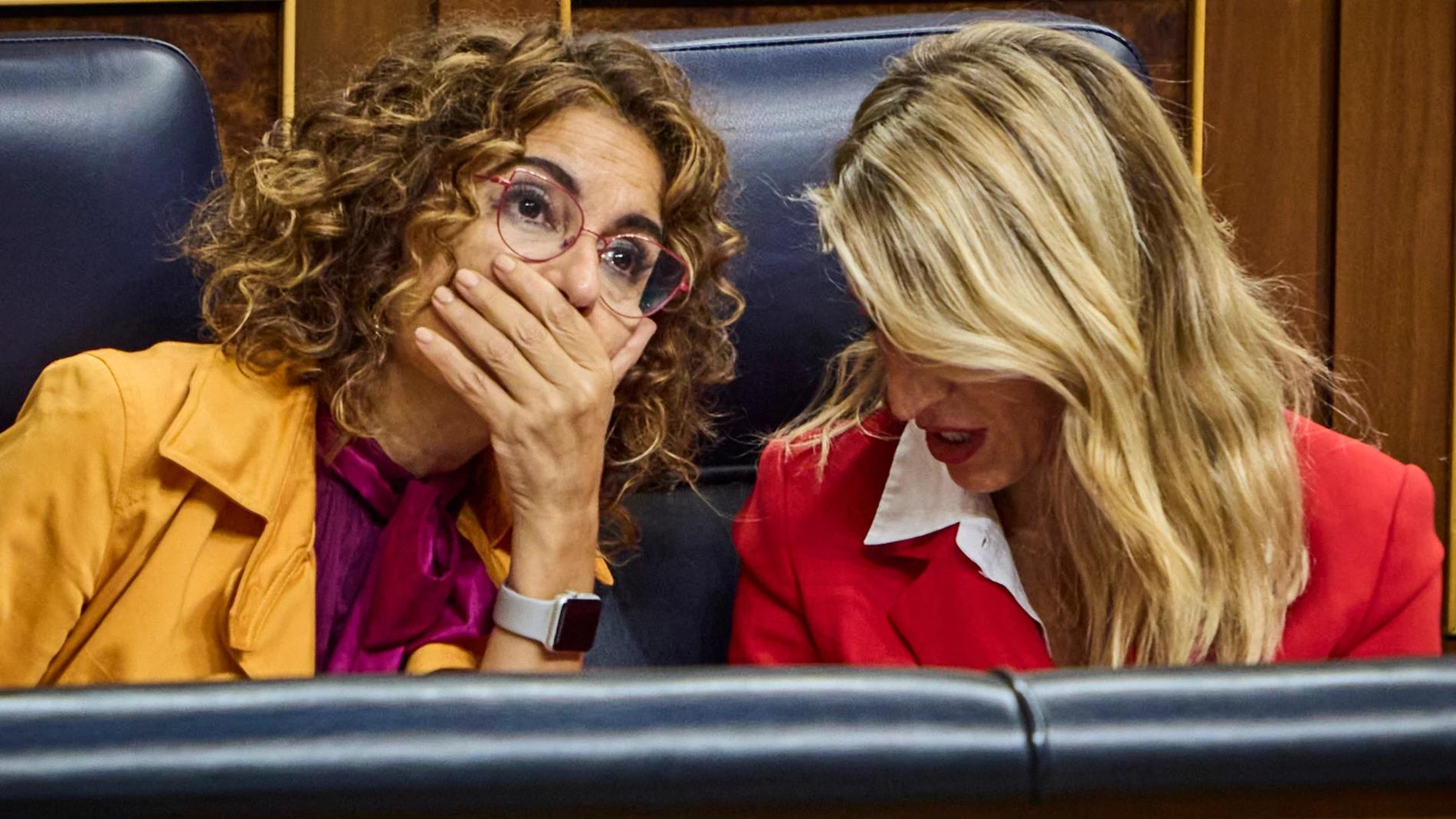Sesión de control al Gobierno en el Congreso de los Diputados. Comparecen María Jesús Montero Cuadrado, Yolanda Díaz, Teresa Ribera, Félix Bolaños, Fernando Grande Marlaska, Oscar Puente, y por el PP, Alberto Nuñez Feijoo y Cuca Gamarra © Alberto R. Roldán / Diario La Razón. 25 09 2024