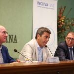 El presidente de la Generalitat, Carlos Mazón, ayer durante la presentación del estudio realizado por el Incliva y Fuvama