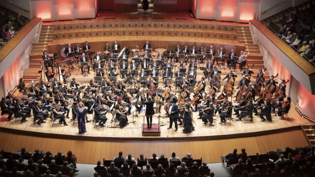 Imagen de un concierto en el Palau de la Música