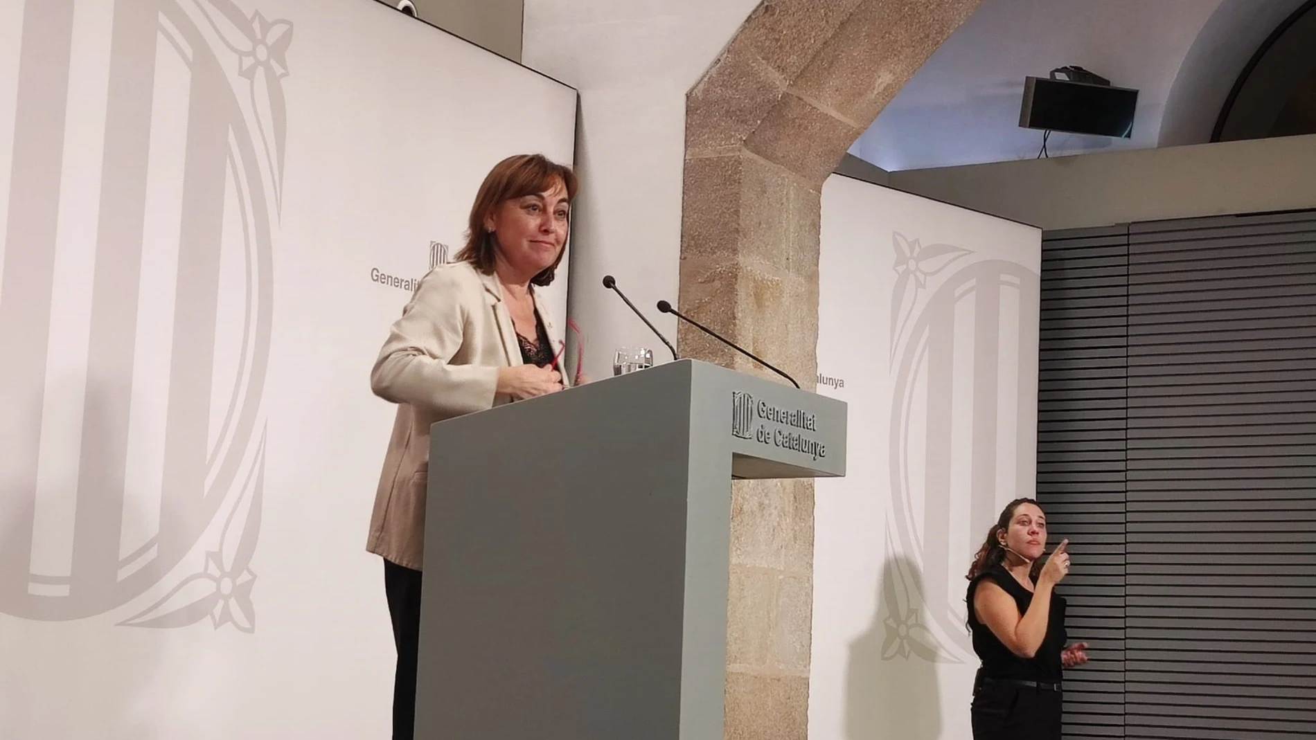 La portavoz del Govern y consellera de Territorio, Sílvia Paneque, en rueda de prensa EUROPA PRESS 25/09/2024