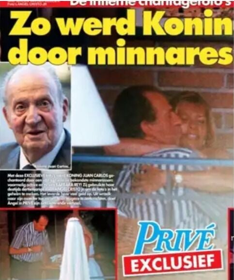 Portada de la revista "Privé" holandesa