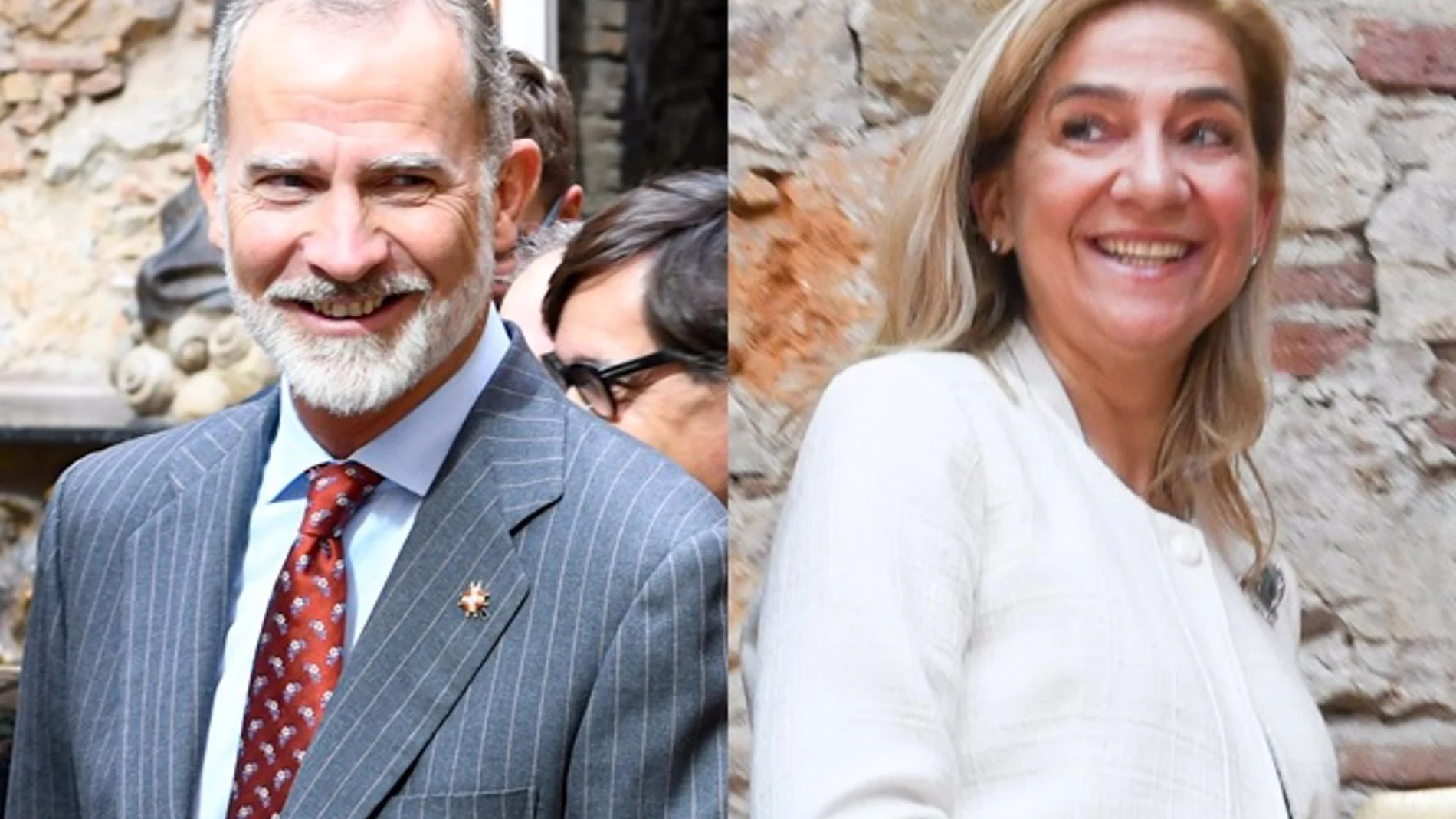 El Rey Felipe VI coincide con la Infanta Cristina en el 50 aniversario de la inauguración del Teatre-Museu Dalí