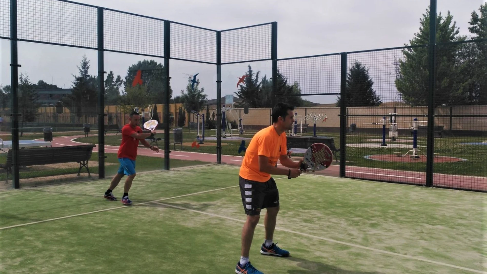 Instalaciones deportivas de un pueblo de Palencia