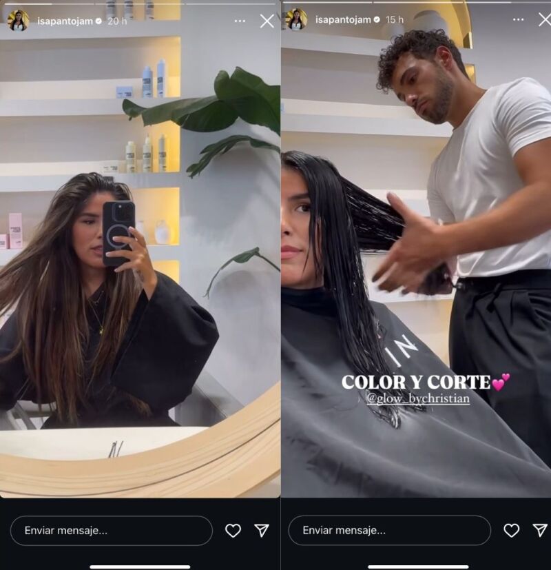 Cambio de look de Isa Pantoja.