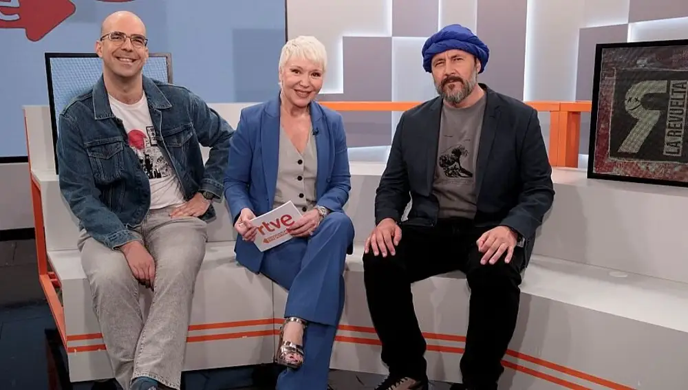 Agustín Alonso, Rosa María Molló y Ricardo Castella en 'RTVE Responde'
