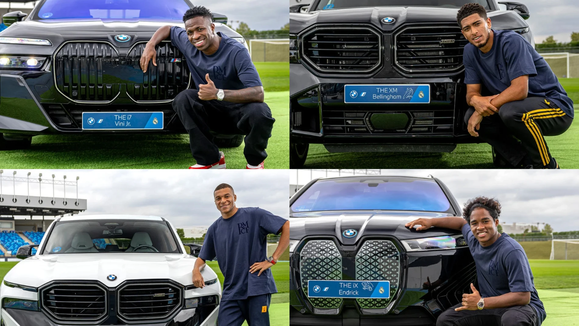 Así son los nuevo BMW de los jugadores del Real Madrid: ¿Qué modelo han elegido Mbappé, Vinicius o Bellingham?