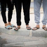 El Toyo vuelve a acoger en un hotel un centenar de migrantes procedentes de Canarias con otro dispositivo