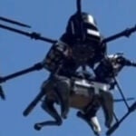 Ucrania está usando drones Vampire para desplegar perros robot en el frente ruso.