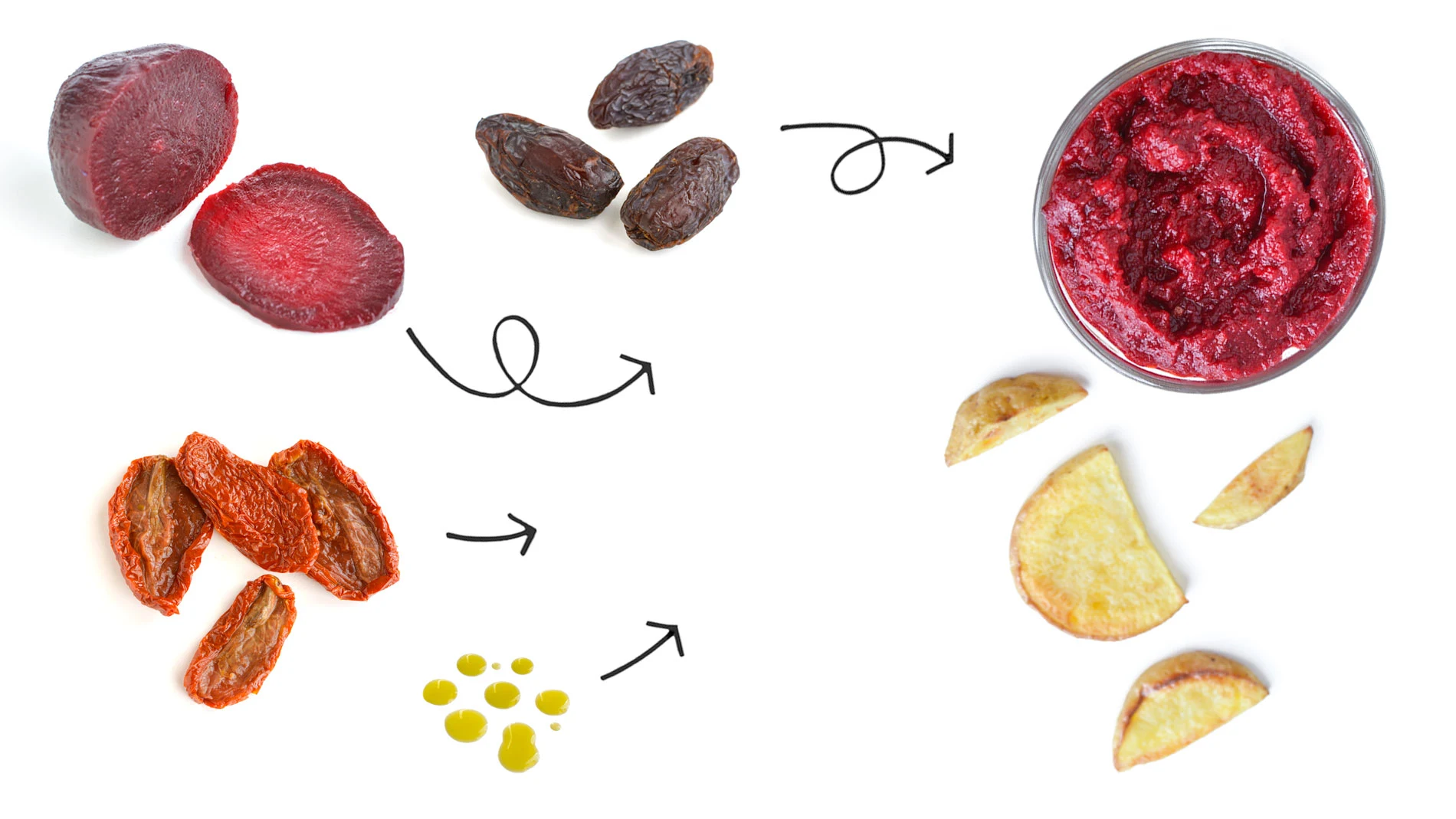 Ingredientes para preparar kétchup casero