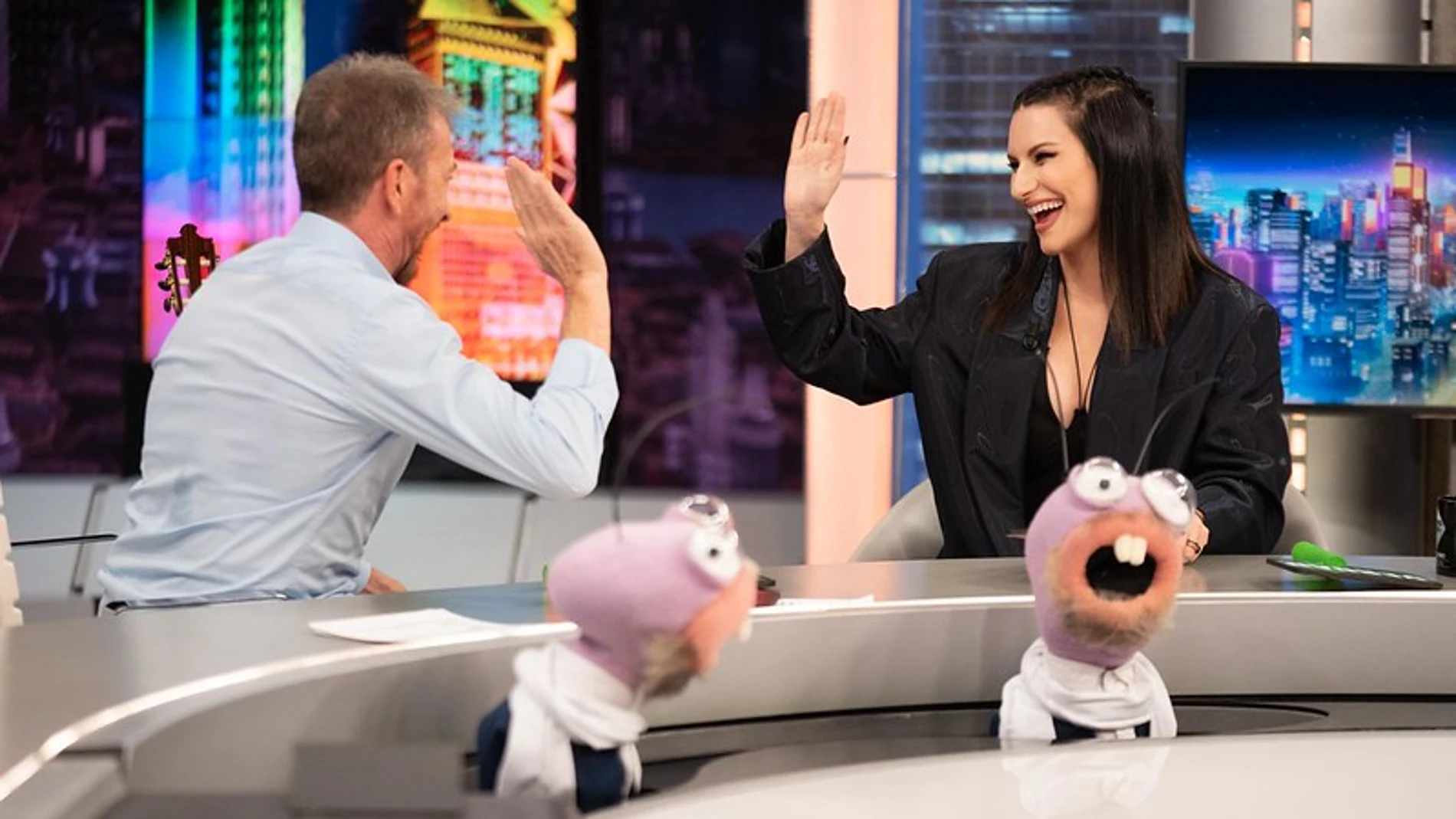 Laura Pausini fue este miércoles a divertiste a "El Hormiguero"