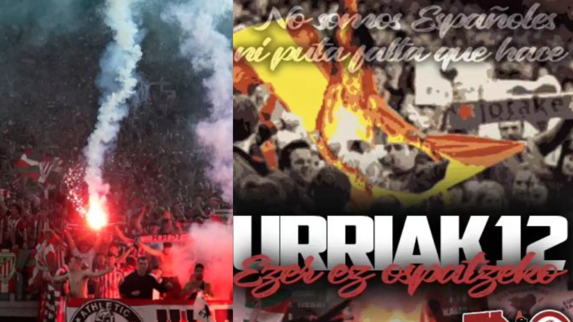 Antifascistas, abertzales y hasta prorrusos: así son los Herri Norte, los violentos ultras del Athletic que ayer volvieron a liarla en Roma