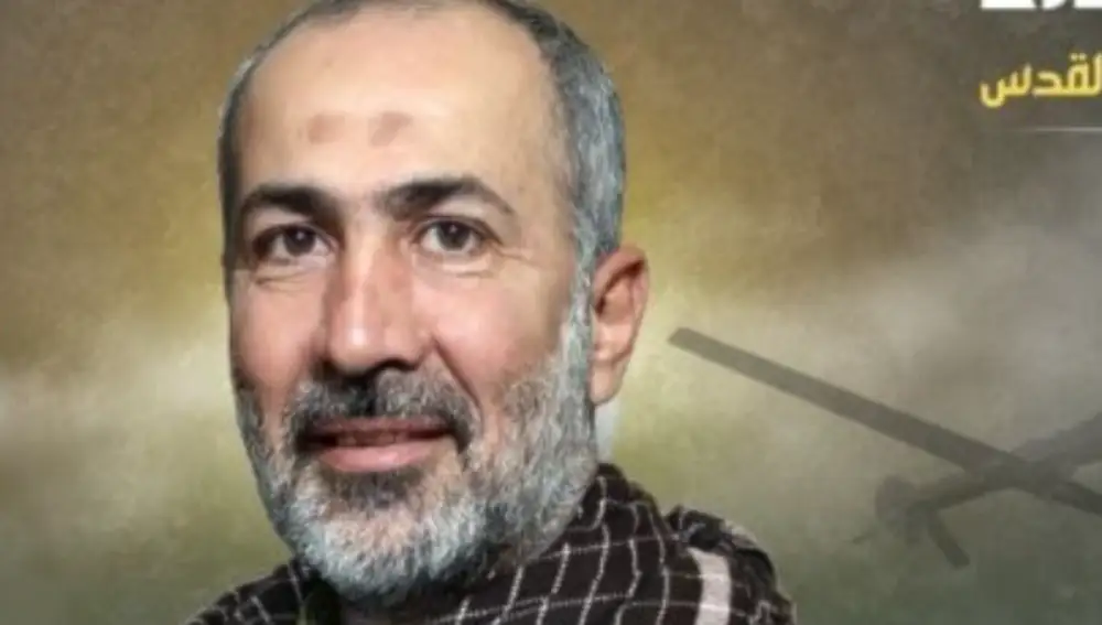 El responsable de drones de la milicia chií, Mohammad Srour