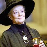 Maggie Smith, en el papel de profesora McGonagall de "Harry Potter" 