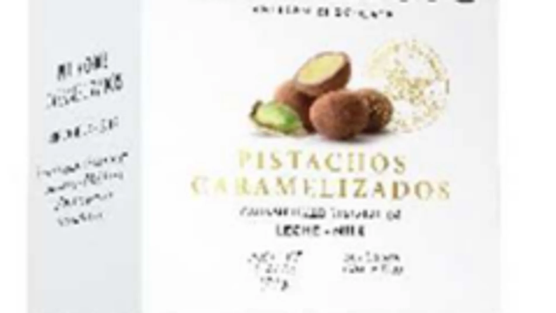 Imagen de pistachos caramelizados marca Pancracio