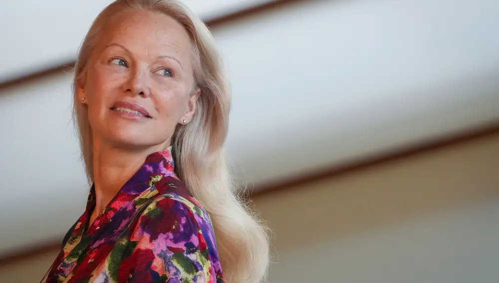 Pamela Anderson en San Sebastián.