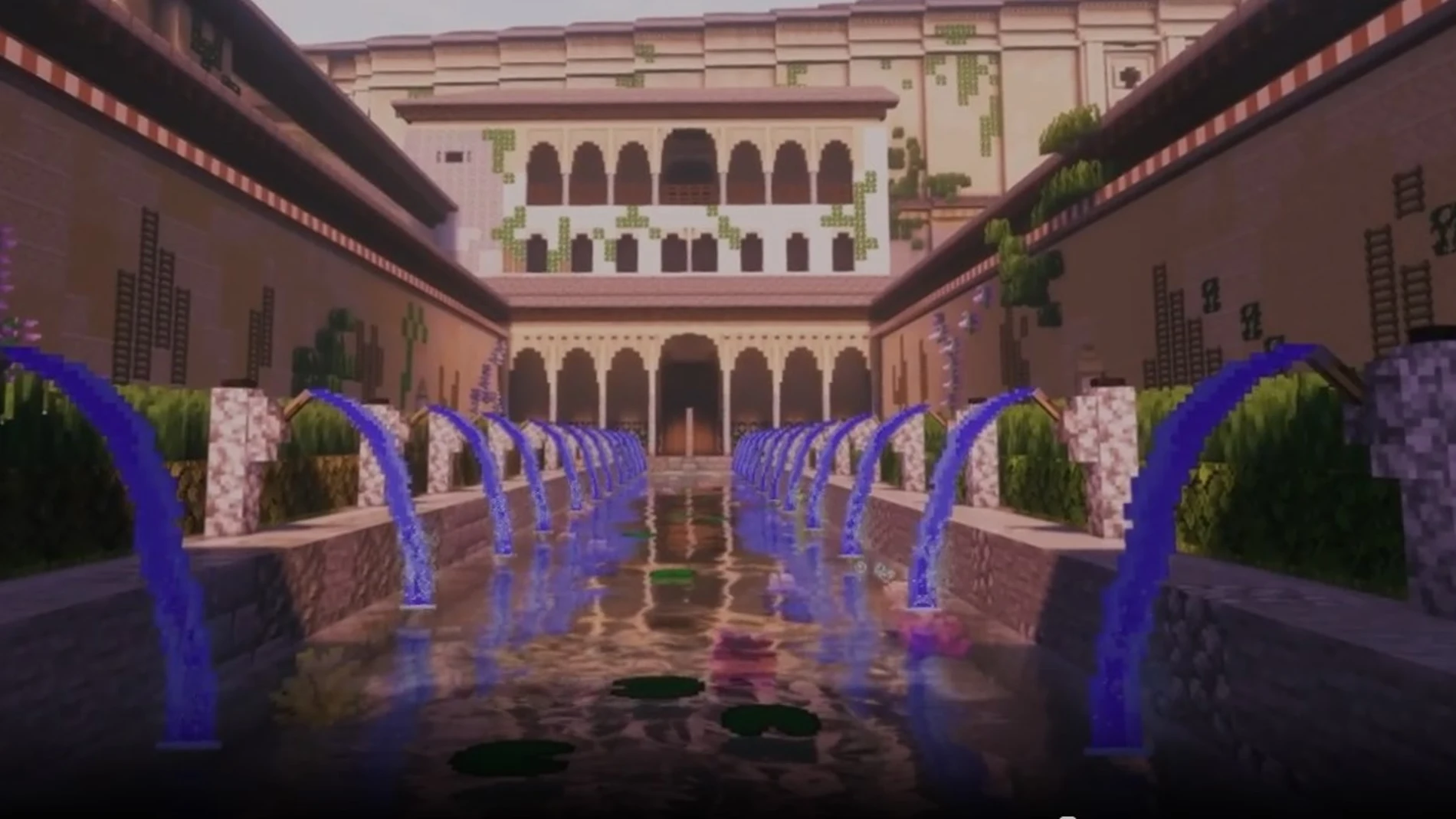La Alhambra en Minecraft