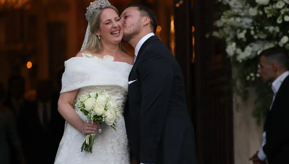 Teodora de Grecia y Matthew Kumar contraen matrimonio en Atenas