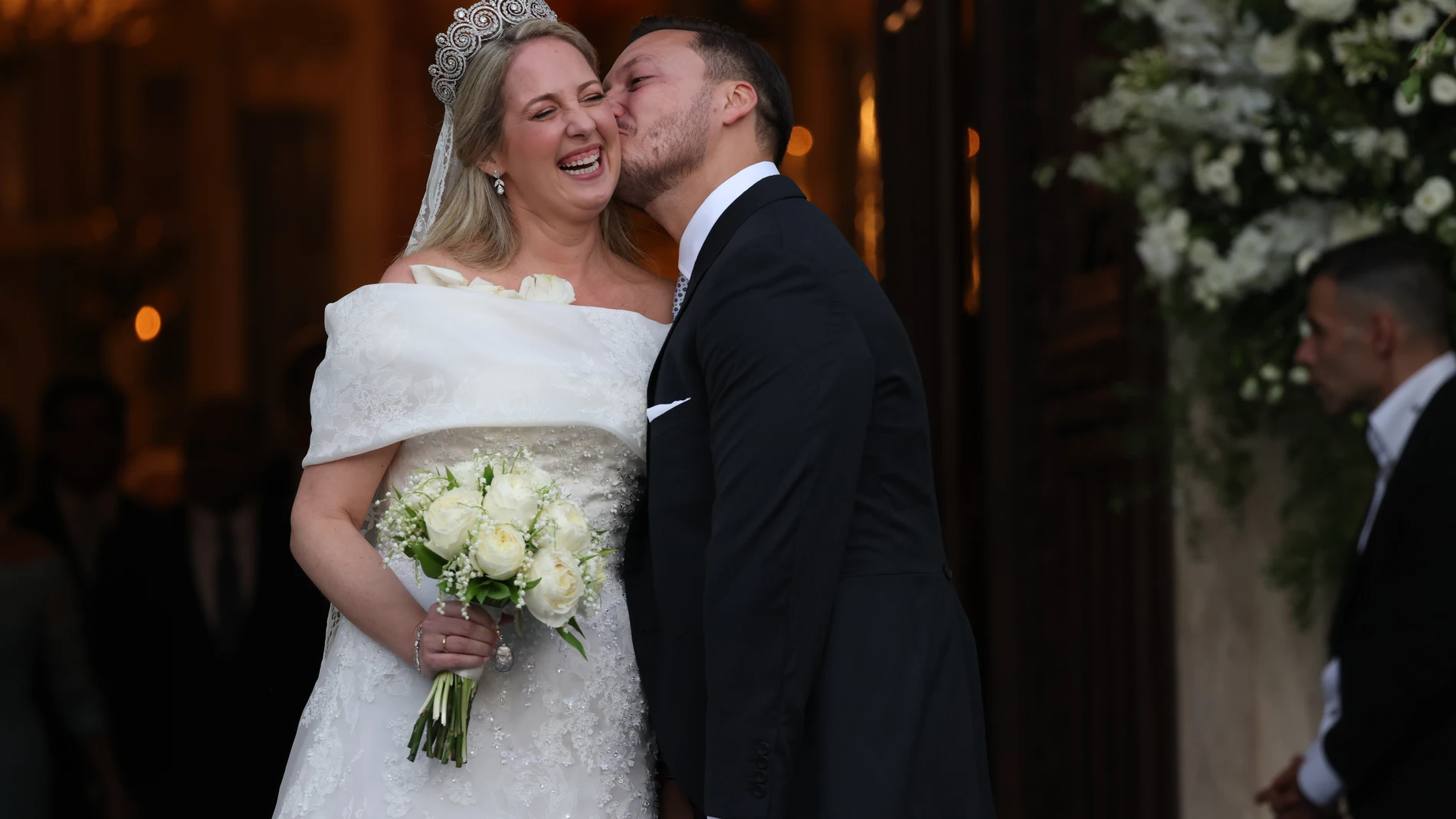 Teodora de Grecia y Matthew Kumar salen de la Catedral de la Anunciación de Santa María convertidos ya en marido y mujer, a 28 de septiembre de 2024, en Atenas (Grecia) BODA;FAMILIA REAL;GENTE;IGLESIA José Ruiz / Europa Press 28/09/2024