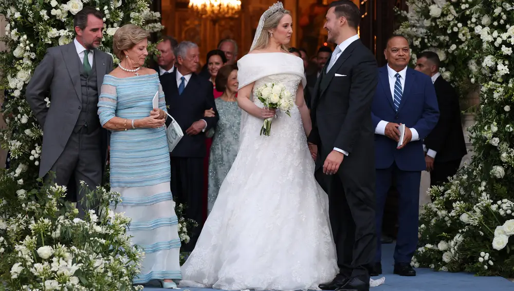 Teodora de Grecia y Matthew Kumar contraen matrimonio en Atenas