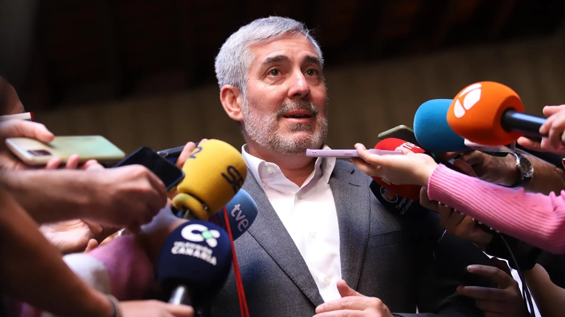 AMP.- Clavijo exige una actuación "decidida" de España y la UE tras el naufragio de un cayuco en El Hierro