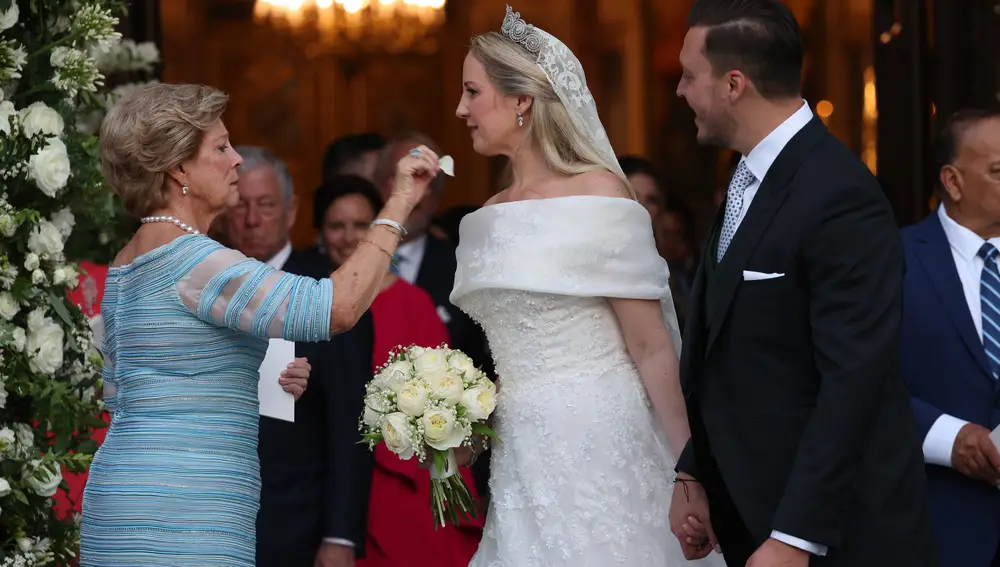 Teodora de Grecia y Matthew Kumar contraen matrimonio en Atenas