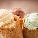Helados de varios sabores 