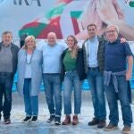 Ortuzar y Pradales visitan las campas de Foronda en víspera del Alderdi Eguna