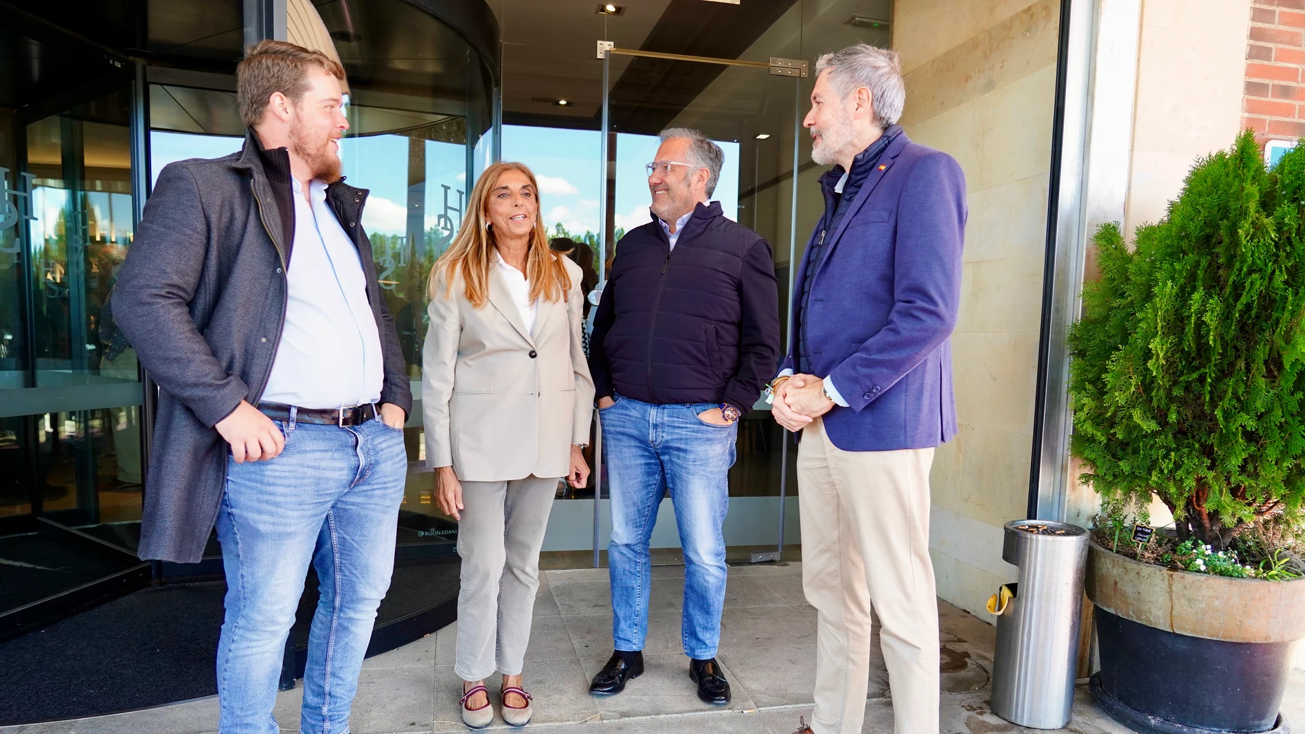 El presidente de las Cortes de Castilla y León, Carlos Pollán, participa en una jornada de convivencia de Vox con motivo del inicio del curso político