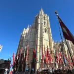 Desfile de pendones en León