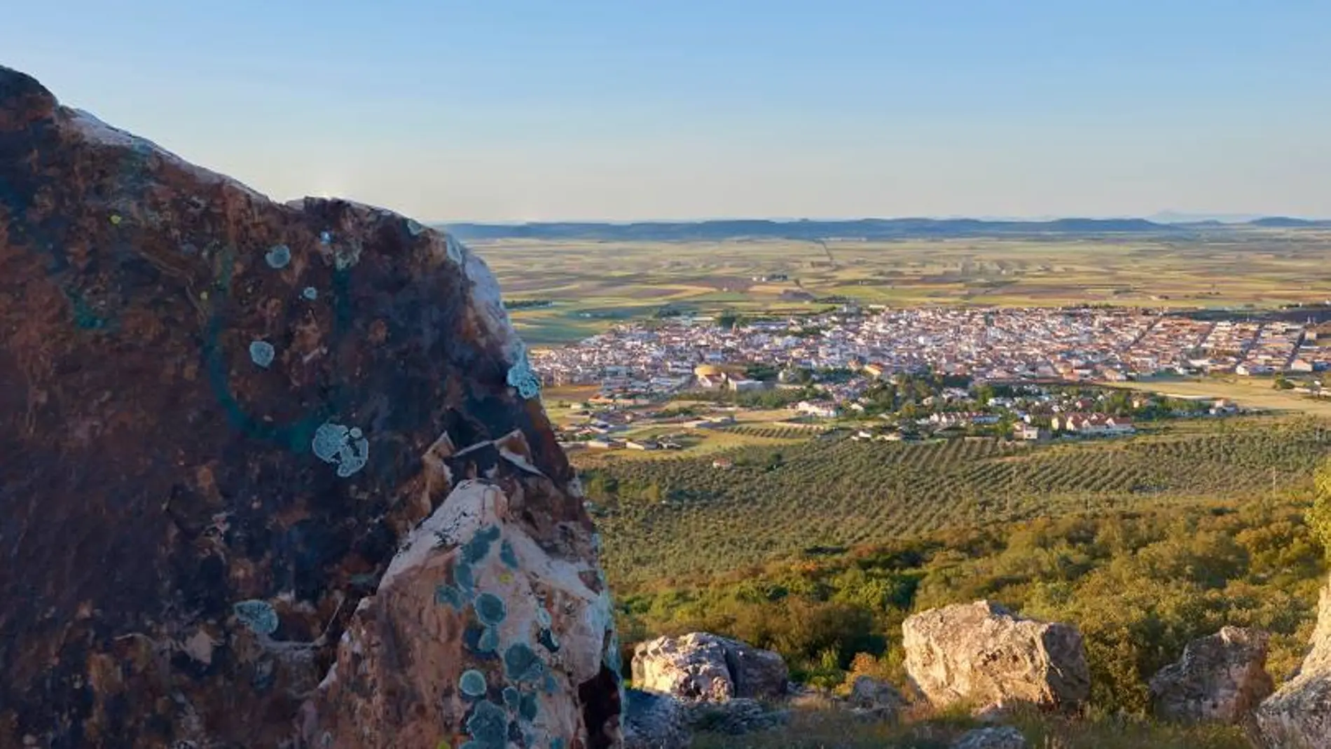 Vista general de Almodóvar del Campo (Ciudad Real)