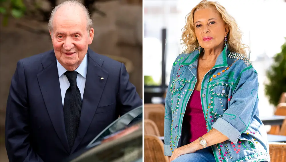 El rey emérito Juan Carlos y Bárbara Rey