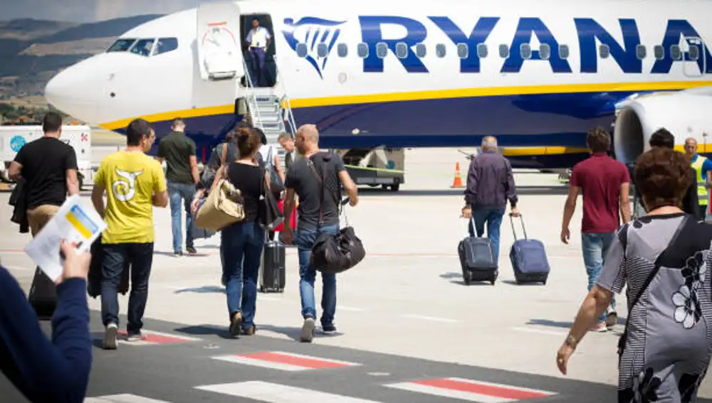 Avión de Ryanair