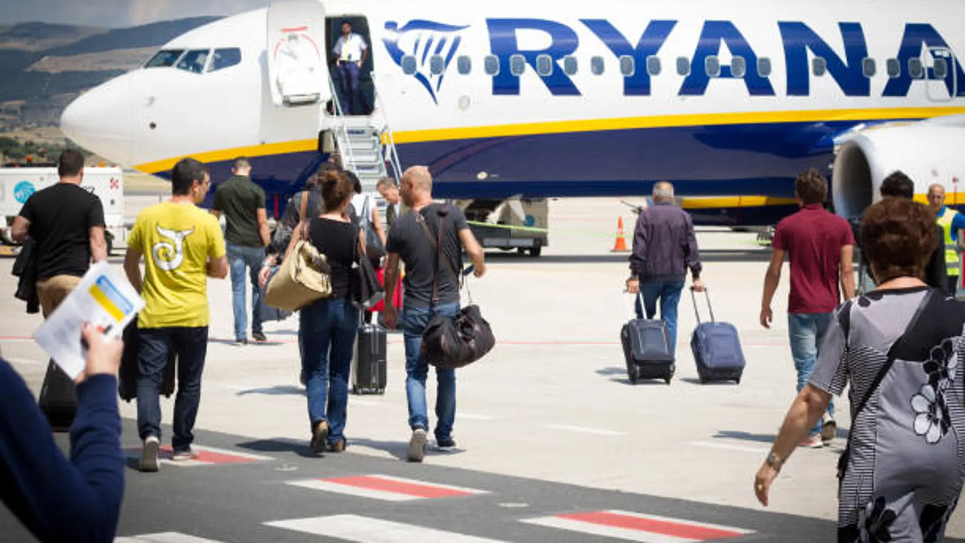 Avión de Ryanair