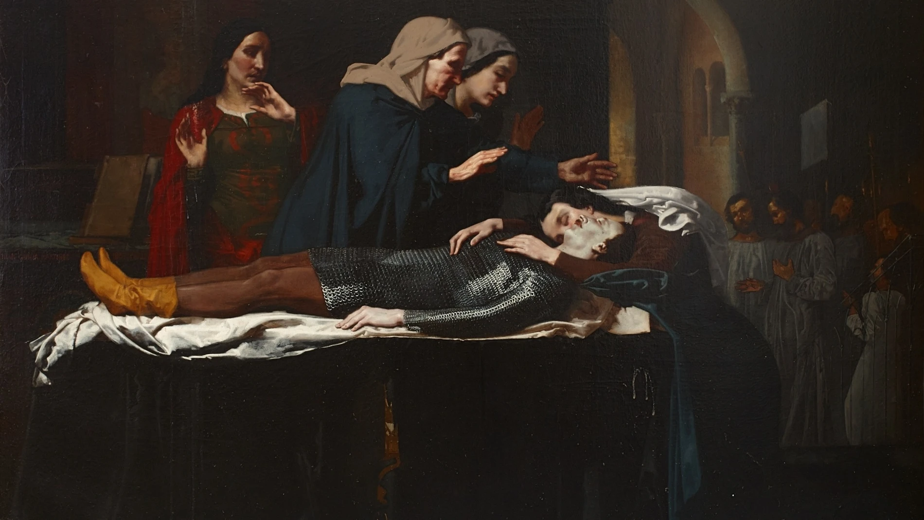 «Los amantes de Teruel», por Juan García Martínez. 1857