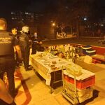 Intervención de la Policía Local en el cauce del río de Valencia