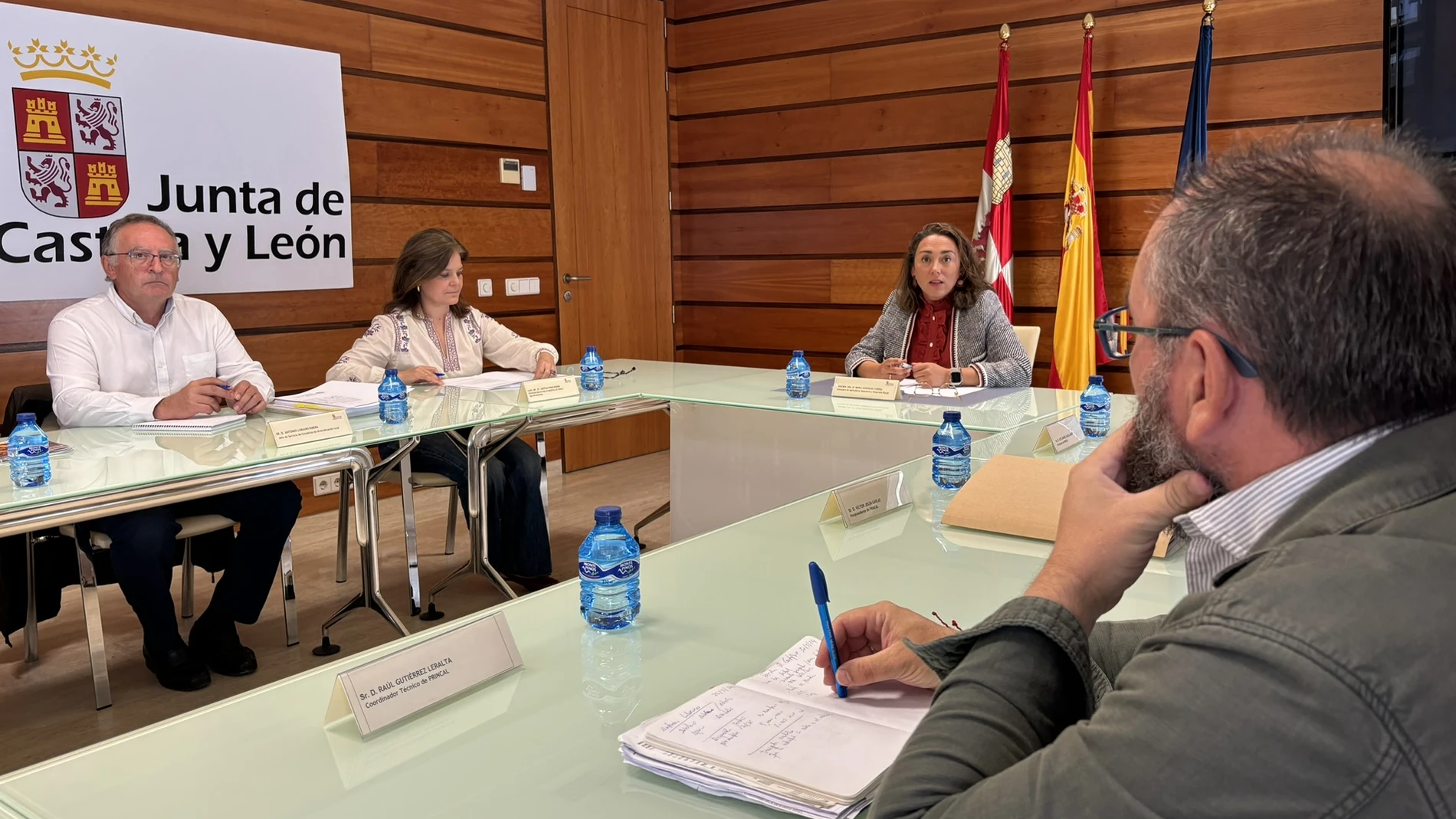 María González Corral se reúne con los grupos de Acción Local