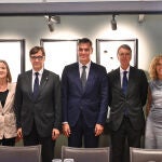 Pedro Sánchez e Illa se reúnen con miembros de la junta del Cercle d'Economia en Barcelona
