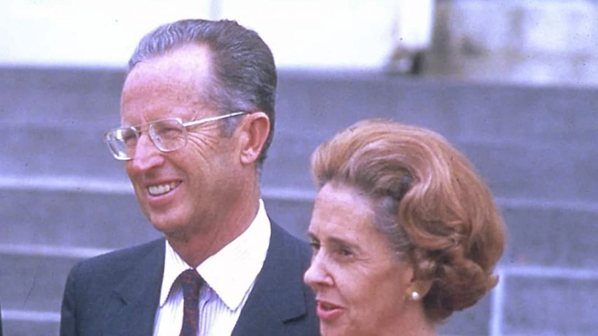 El Rey Balduino de Bélgica y la reina Fabiola